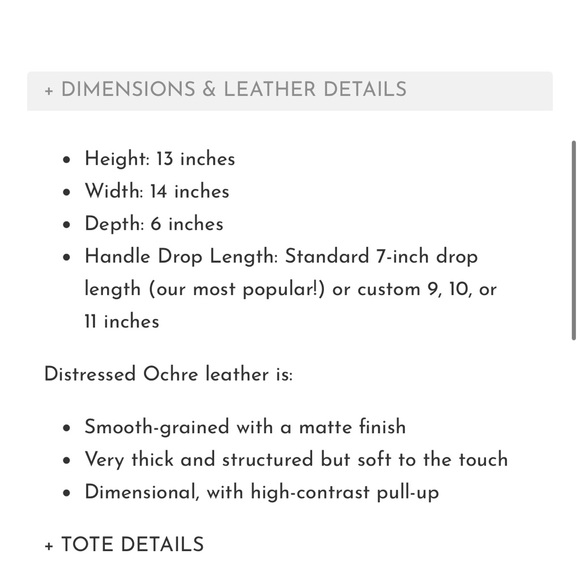 ♥️ KMM & Co Leather Tote in Distressed Ochre - Picture 11 of 15